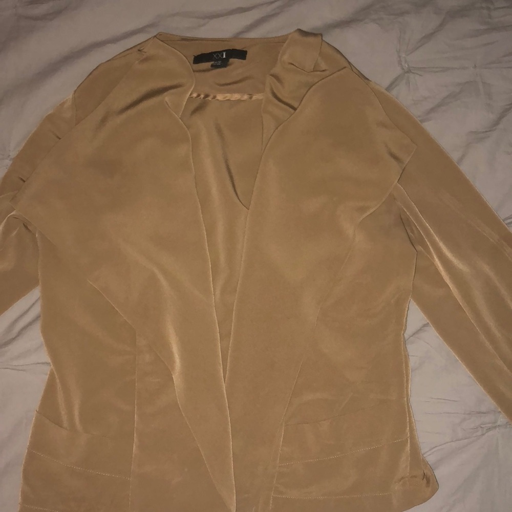 Forever 21 Gold Blazer